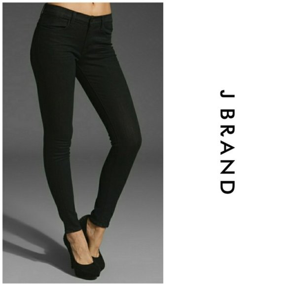 J Brand The Skinny Black Jeans - Picture 1 of 4